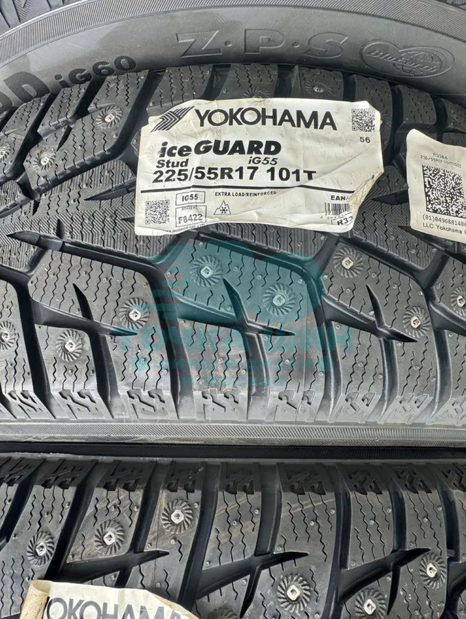 Шина Yokohama iceGuard Stud iG55 225/55 R17 101T — фото 1