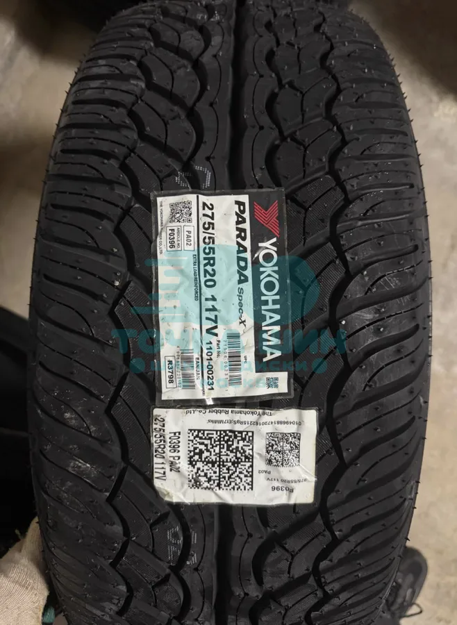 Шина Yokohama Parada Spec-X PA02 275/55 R20 117V