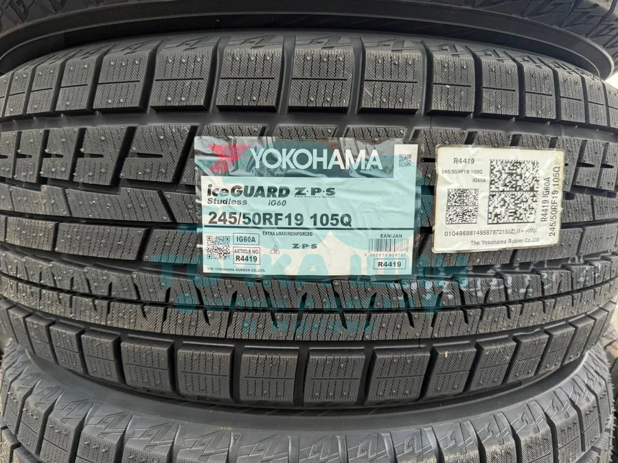 Шина Yokohama iceGuard Studless iG60A 245/50 R19 105Q XL RunFlat