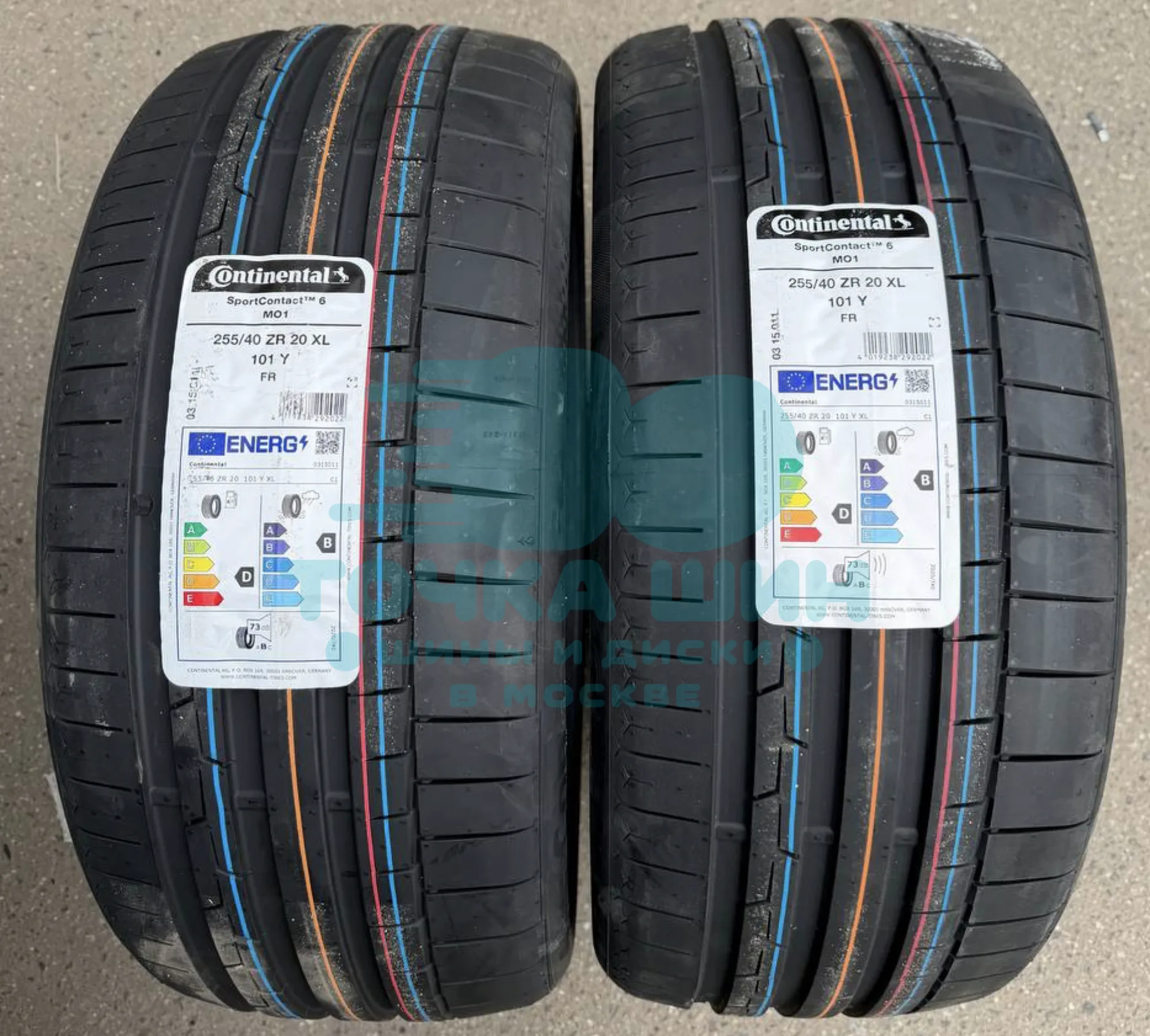 Шина Continental SportContact 6 255/40 R20 101Y XL MO1 FP