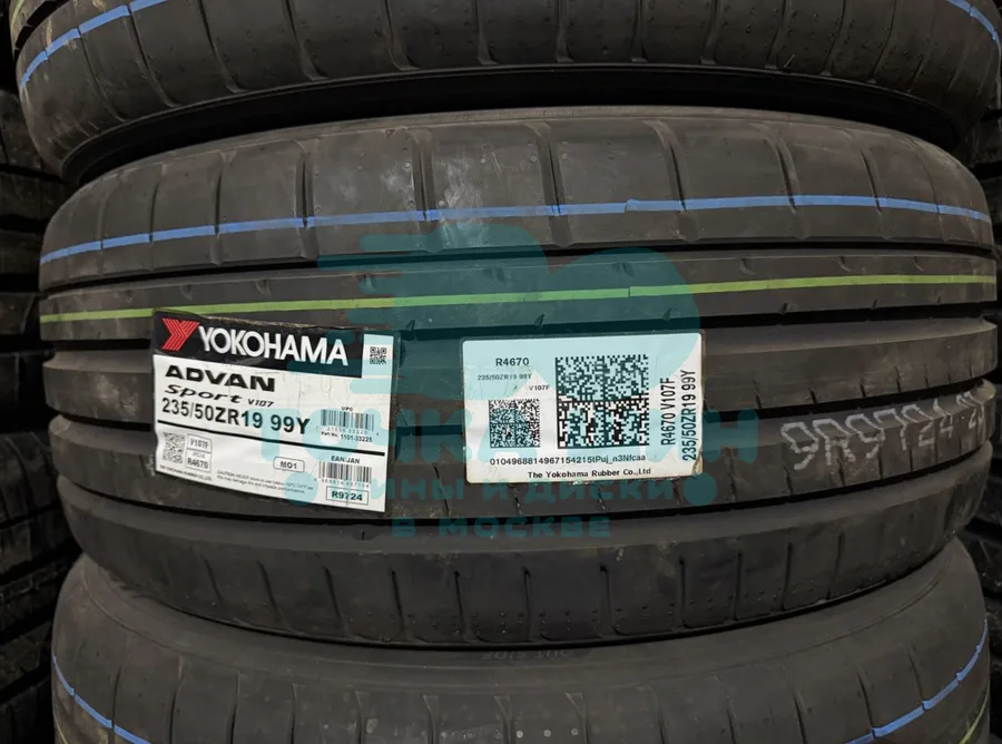 Шина Yokohama Advan Sport V107F 235/50 R19 99Y MO1