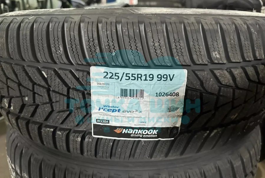 Шина Hankook Winter i*Cept Evo 3 X W330A SUV 225/55 R19 99V
