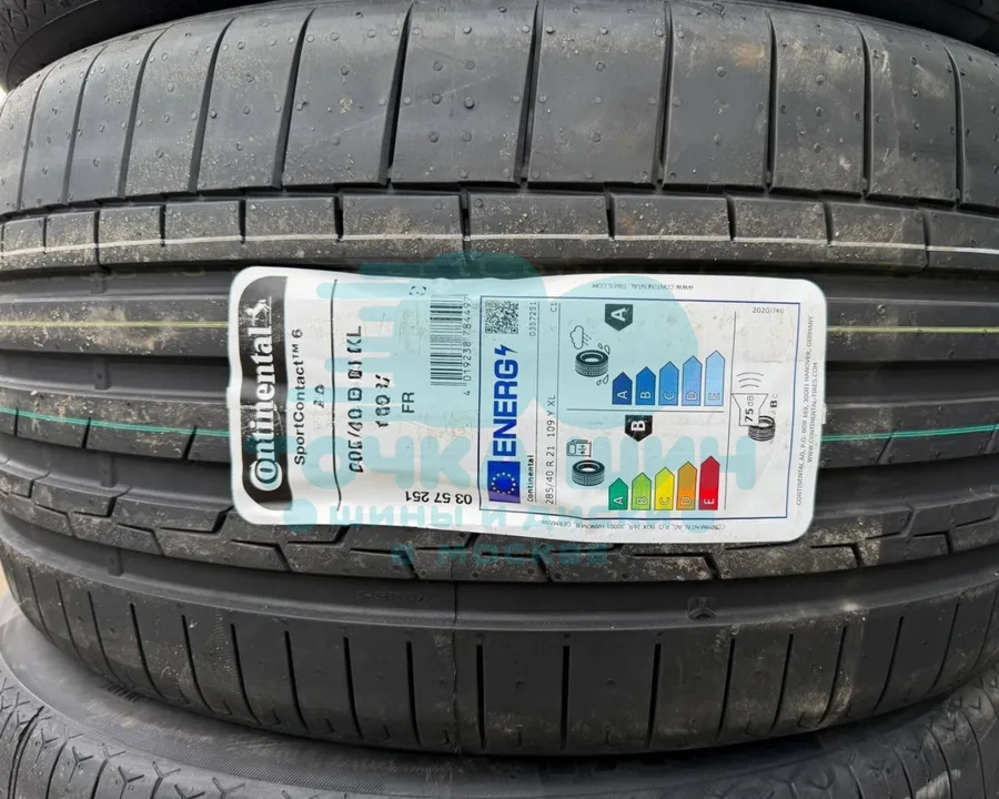Шина Continental SportContact 6 315/40 R21 111Y MO FP — фото 1