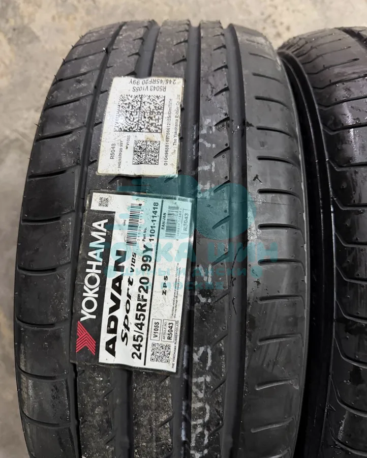 Шина Yokohama Advan Sport V105S 245/45 R20 99Y RunFlat — фото 1