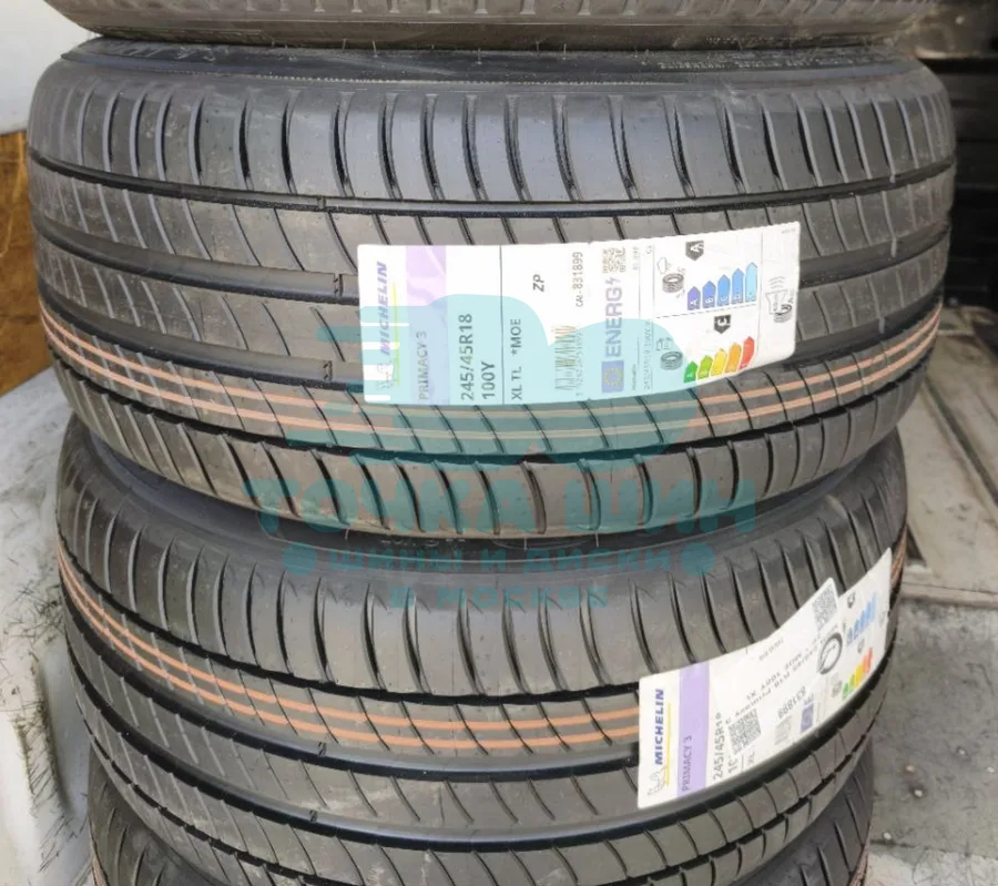 Шина Michelin Primacy 3 245/45 R18 100Y XL RunFlat MOE *