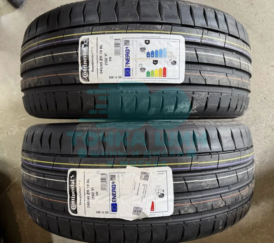 Шина Continental SportContact 7 245/45 R19 102Y XL FP — фото 1