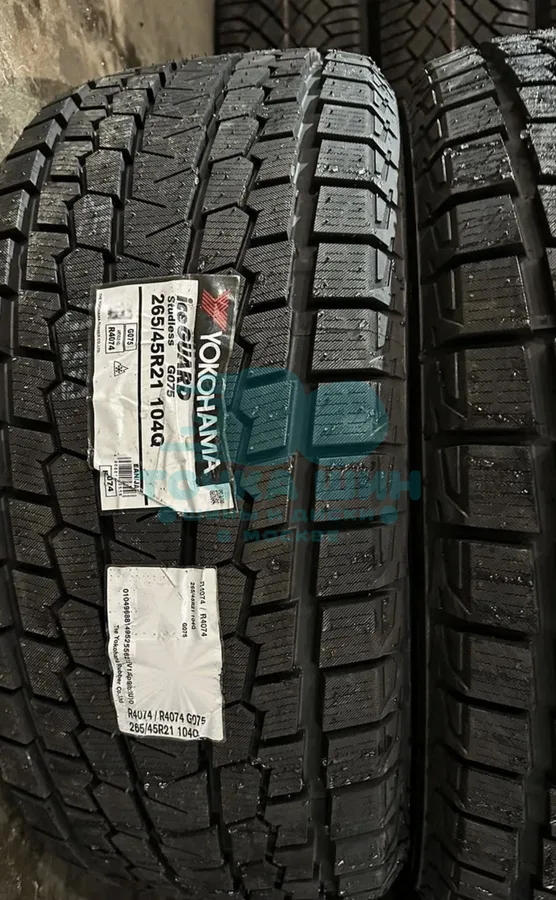 Шина Yokohama iceGuard Studless G075 265/45 R21 104Q — фото 1
