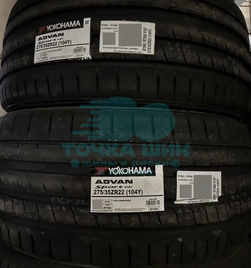 Шина Yokohama Advan Sport V107 275/35 R22 104Y XL