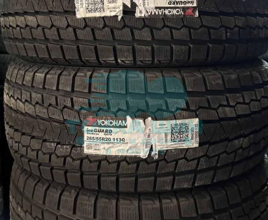 Шина Yokohama iceGuard Studless G075 265/55 R20 113Q — фото 1