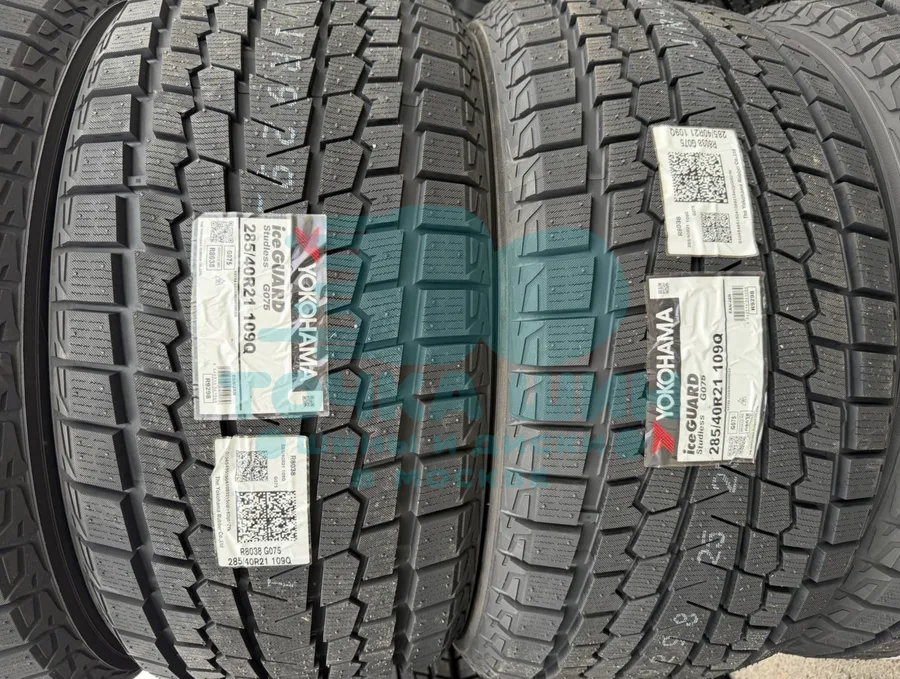 Шина Yokohama iceGuard Studless G075 285/40 R21 109Q XL — фото 1