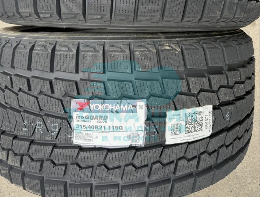 Шина Yokohama iceGuard Studless G075 315/40 R21 115Q XL — фото 1