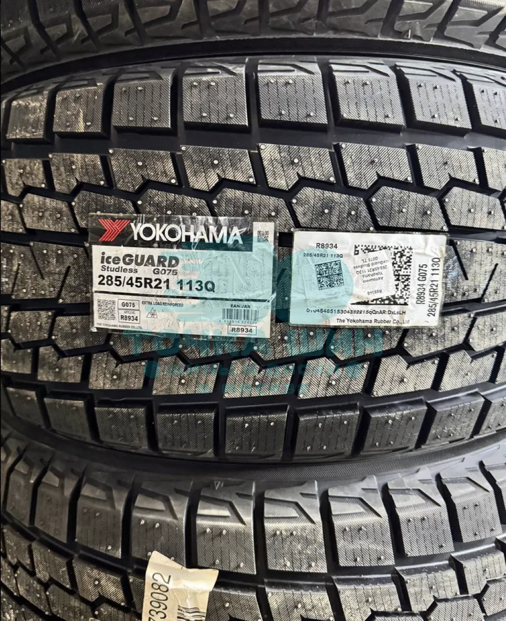 Шина Yokohama iceGuard Studless G075 285/45 R21 113Q — фото 1