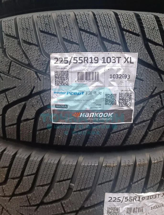 Шина Hankook Winter i*Cept IZ3 X W636A SUV 225/55 R19 103T