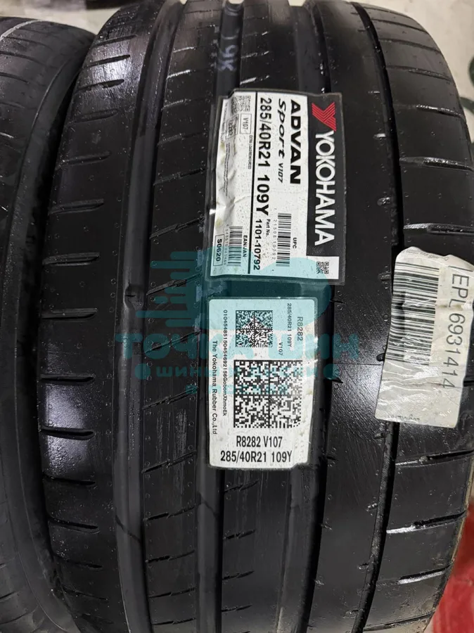 Шина Yokohama Advan Sport V107 285/40 R21 109Y