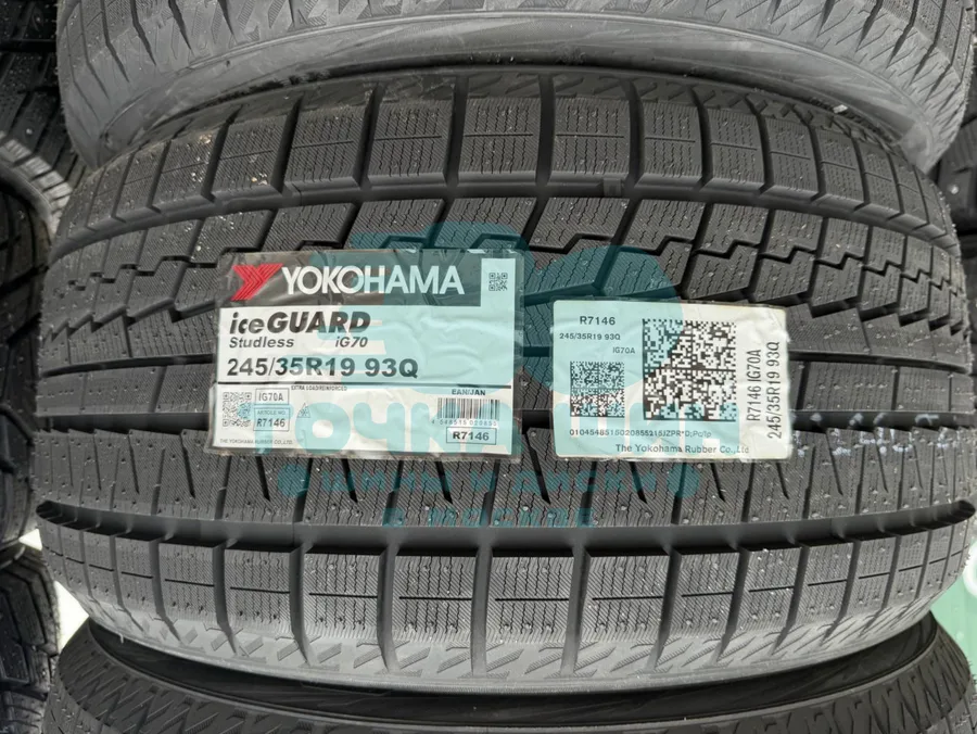 Шина Yokohama iceGuard Studless iG70A 245/35 R19 93Q — фото 1