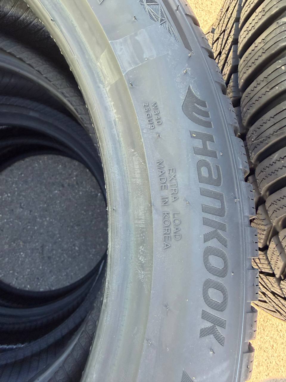 Маркировка Made in Korea на боковине Hankook