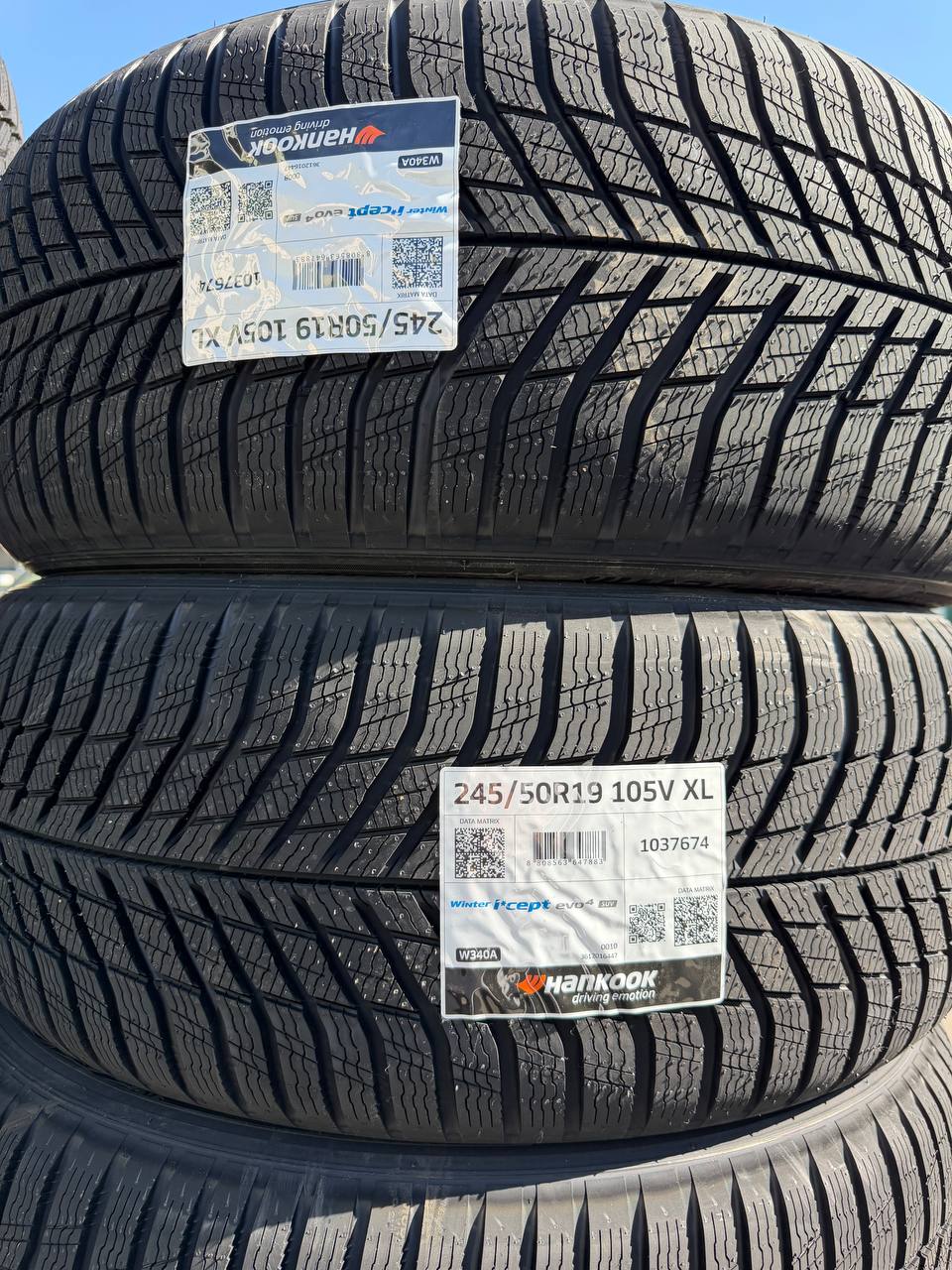 Комплект Hankook Winter i*cept evo4 SUV 245/50 R19 для BMW X3