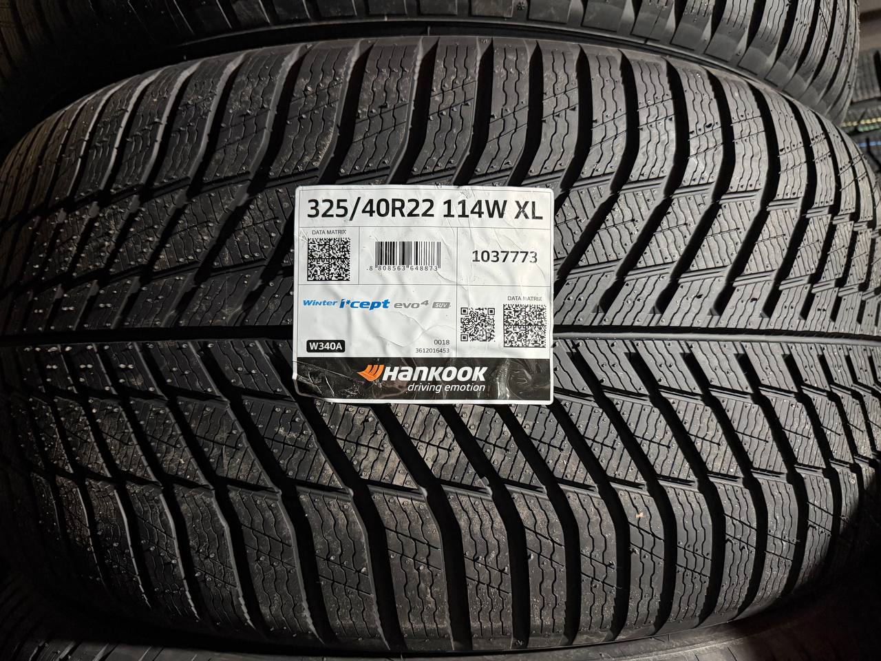 Этикетка Hankook W340A 325/40 R22