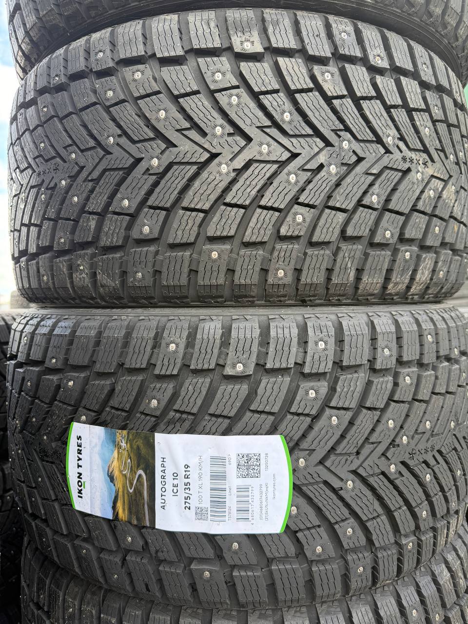 Задняя шина 275/35 R19 100T XL — протектор и шипы