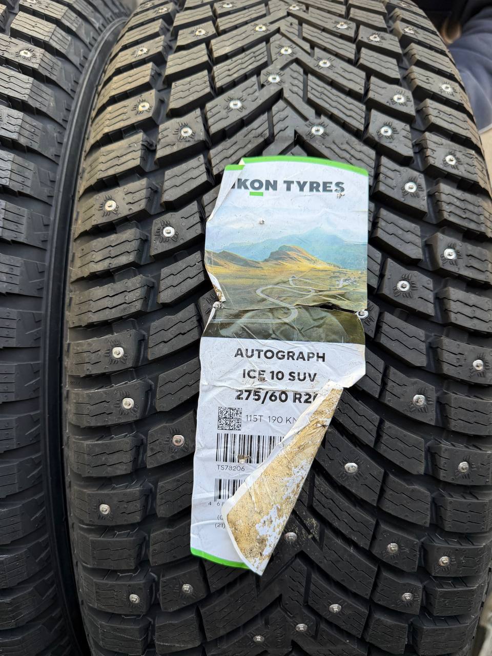 Ikon Autograph Ice 10 SUV 275/60 R20 115T — этикетка