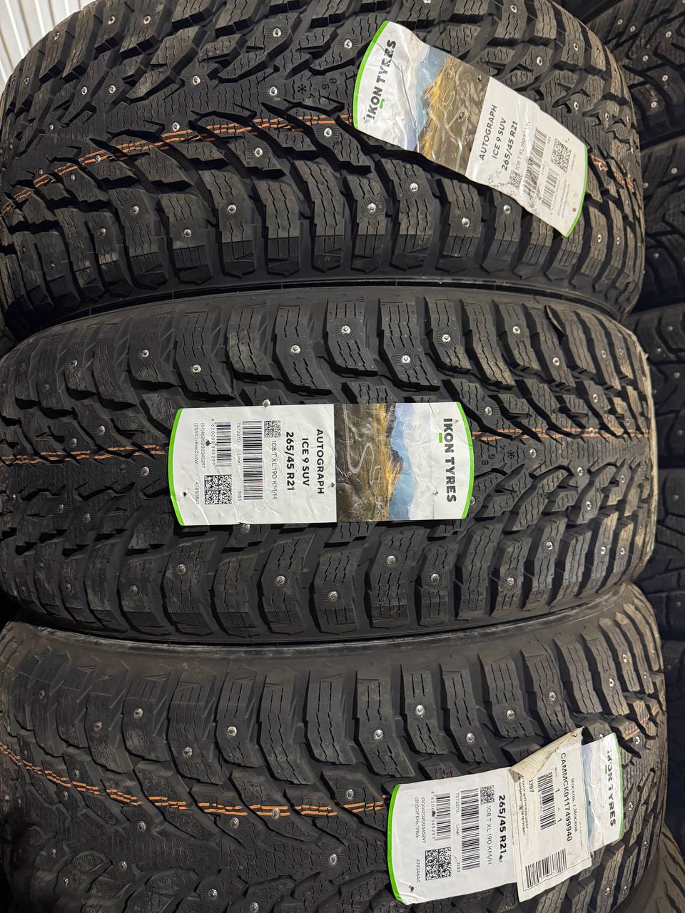 Шипованные шины 265/45 R21 для Li Auto L7 и L8 на складе