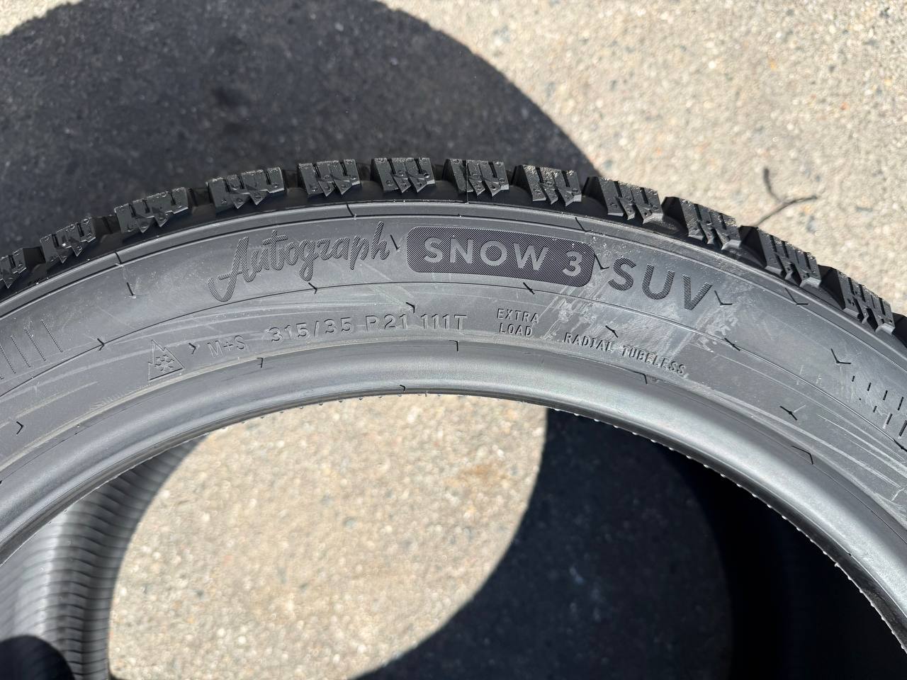 Боковина 315/35 R21 111T: Snow 3 SUV, M+S, EXTRA LOAD