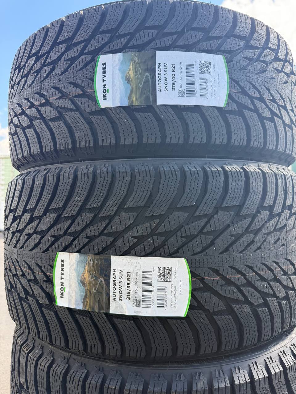 Комплект Ikon Snow 3 SUV 275/40 R21 + 315/35 R21 для BMW X5