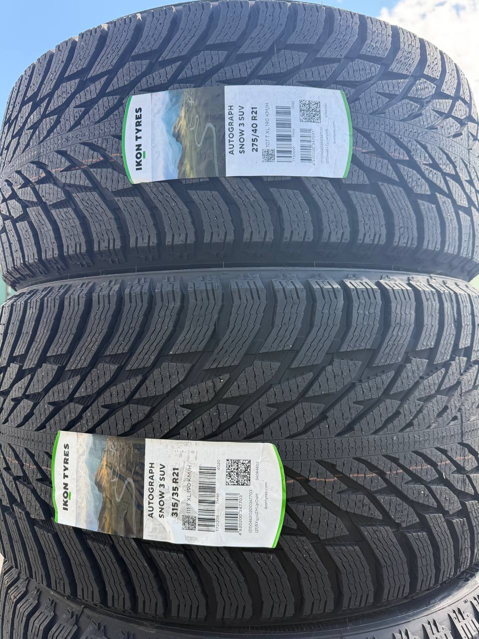 Шины 275/40 R21 и 315/35 R21 на складе