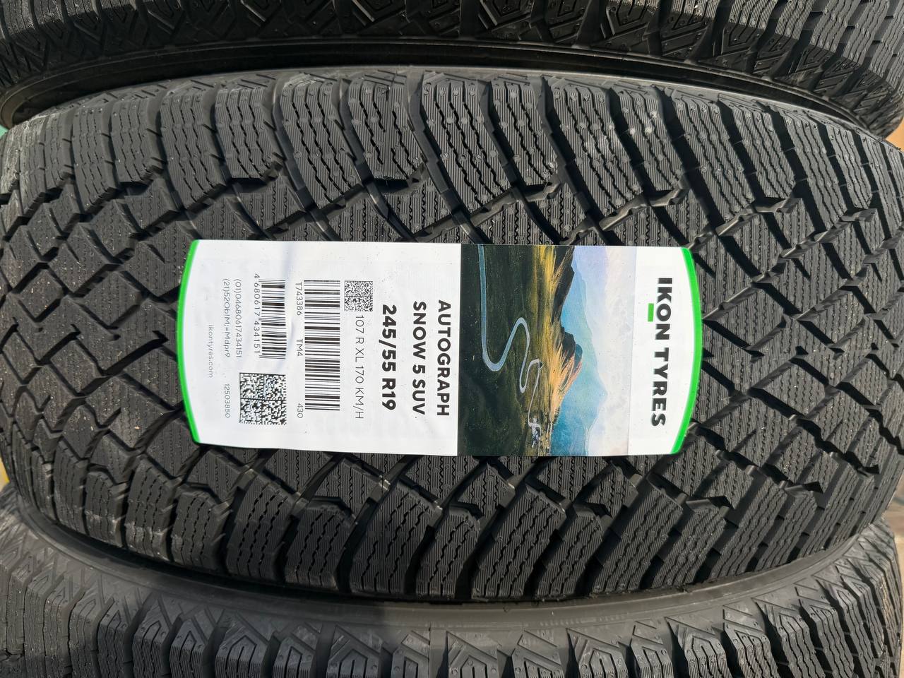 Ikon Autograph Snow 5 SUV 245/55 R19 107R XL — этикетка