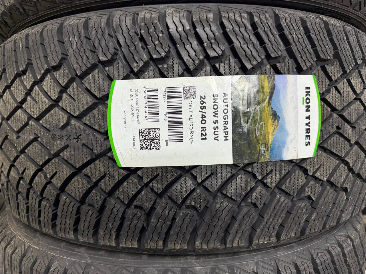 Ikon Autograph Snow 5 SUV 265/40 R21 105T XL — этикетка