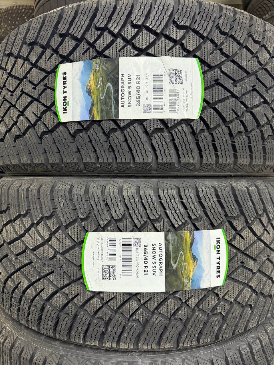 Комплект Ikon Snow 5 SUV 265/40 R21 для Mercedes EQE SUV и Avatr 12