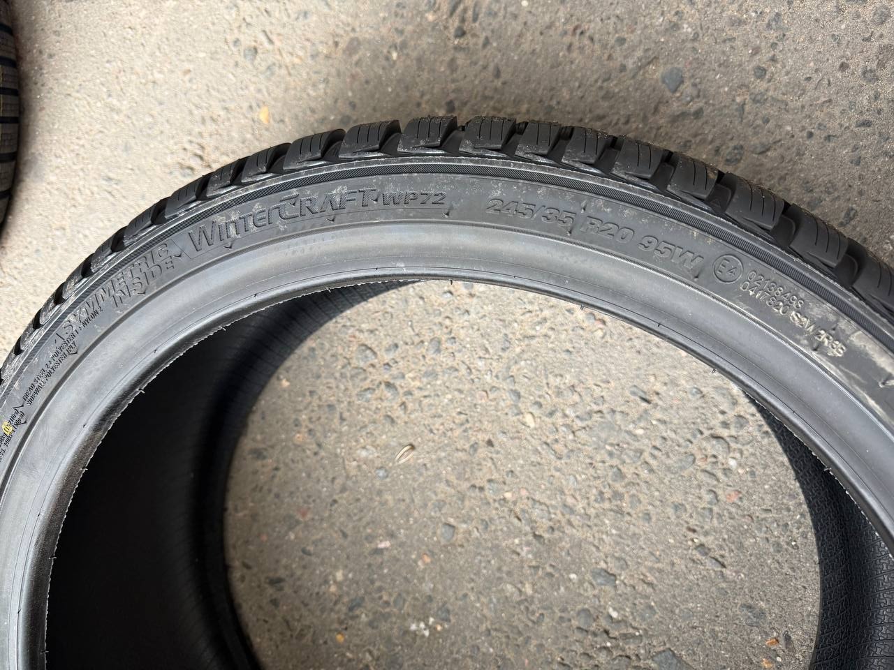 Маркировка WinterCraft WP72 245/35 R20 95W