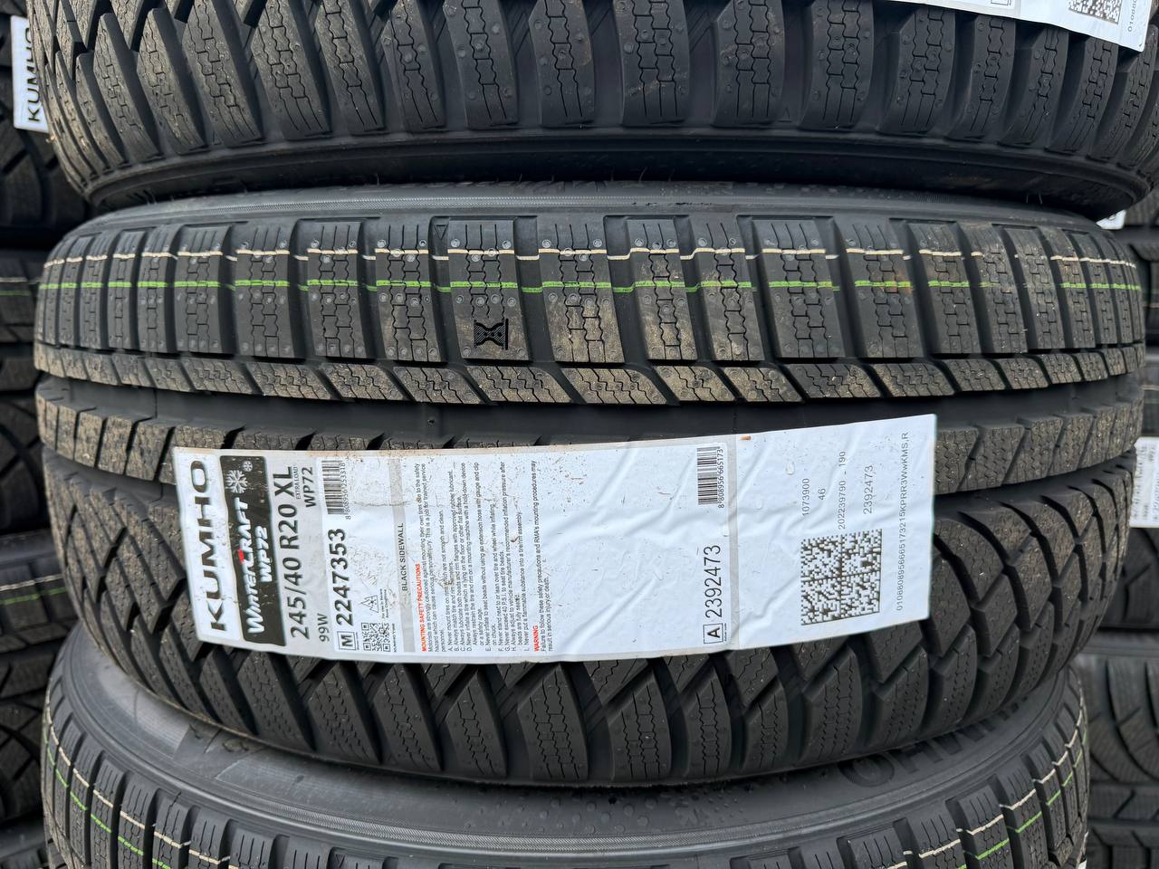 Kumho WinterCraft WP72 245/40 R20 99W XL