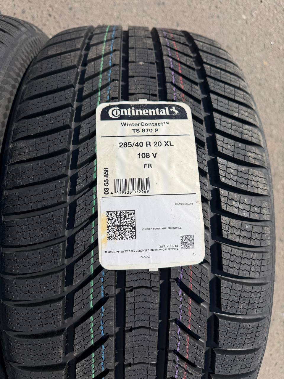 Задняя шина Continental 285/40 R20 108V XL FR