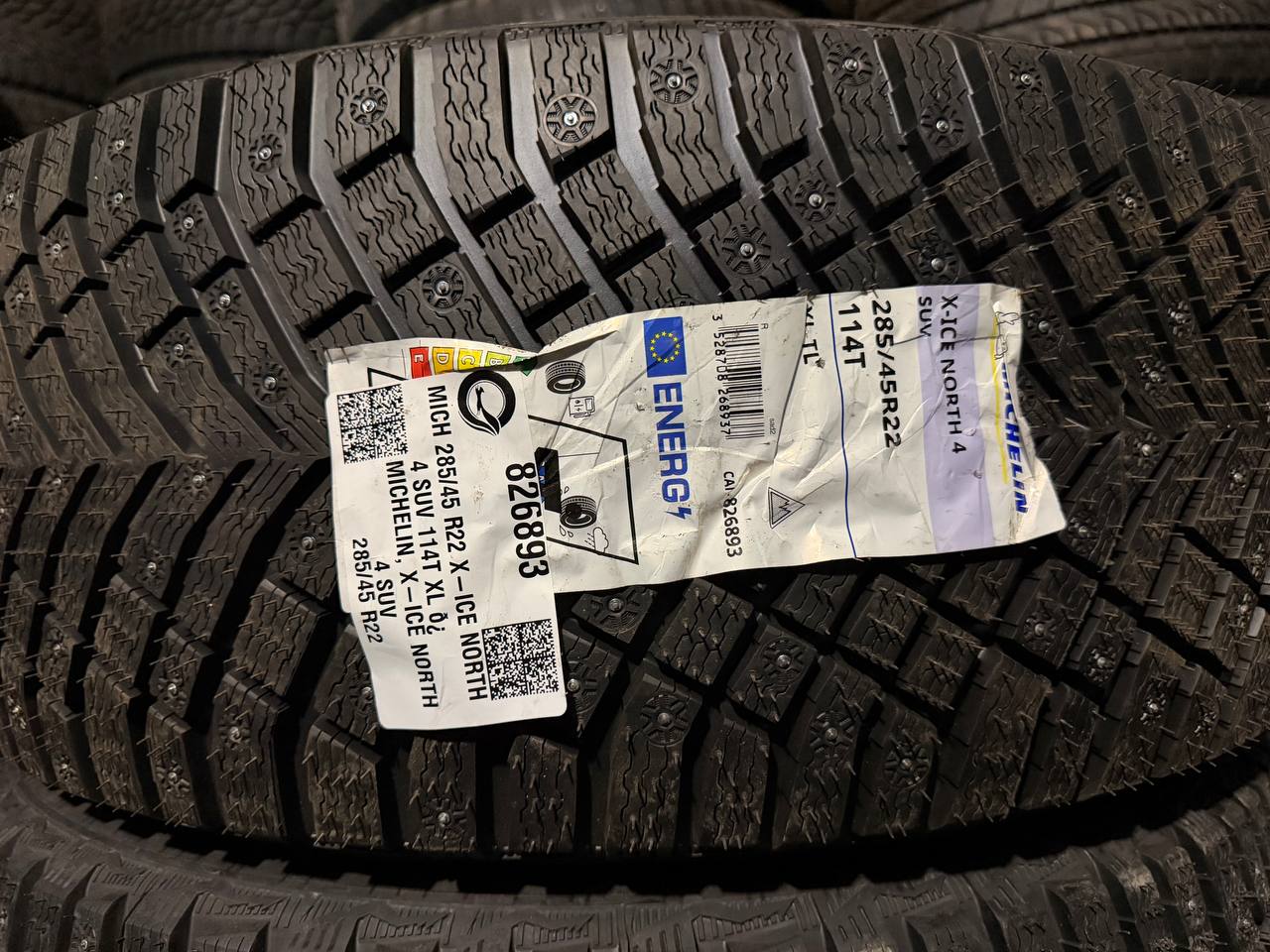 Michelin X-Ice North 4 SUV 285/45 R22 114T XL — шипованные шины