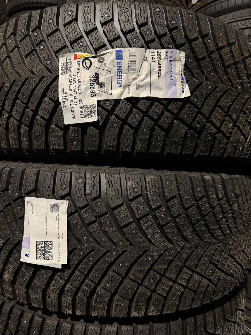 Заводская ошиповка Michelin X-Ice North 4 SUV