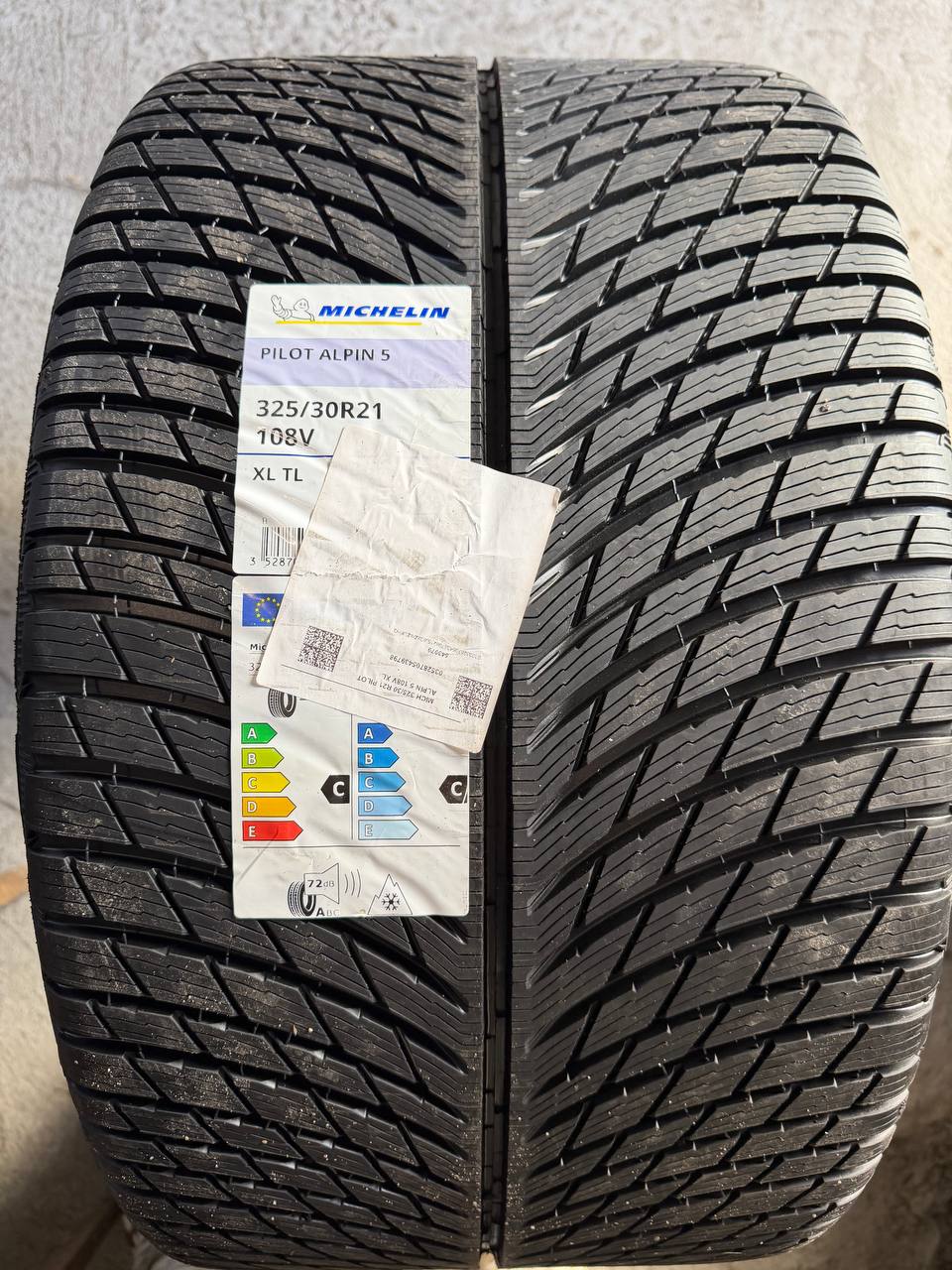 Задняя шина Michelin Pilot Alpin 5 325/30 R21 108V XL для Porsche Panamera