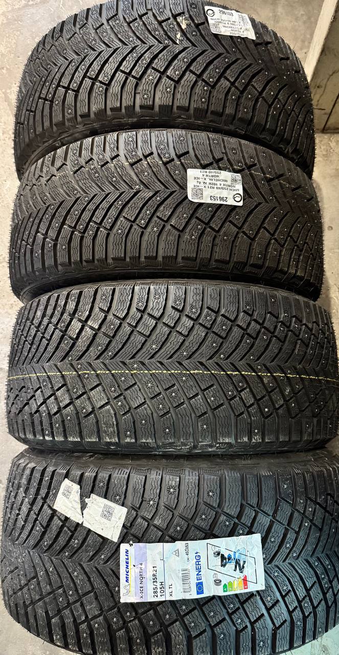 Комплект Michelin X-Ice North 4 255/40 R21 + 285/35 R21 для BMW 7 G70