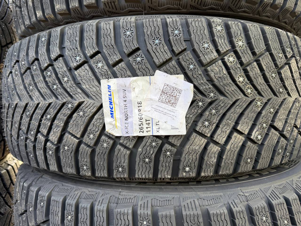 Michelin X-Ice North 4 SUV 265/60 R18 114T XL, шипы
