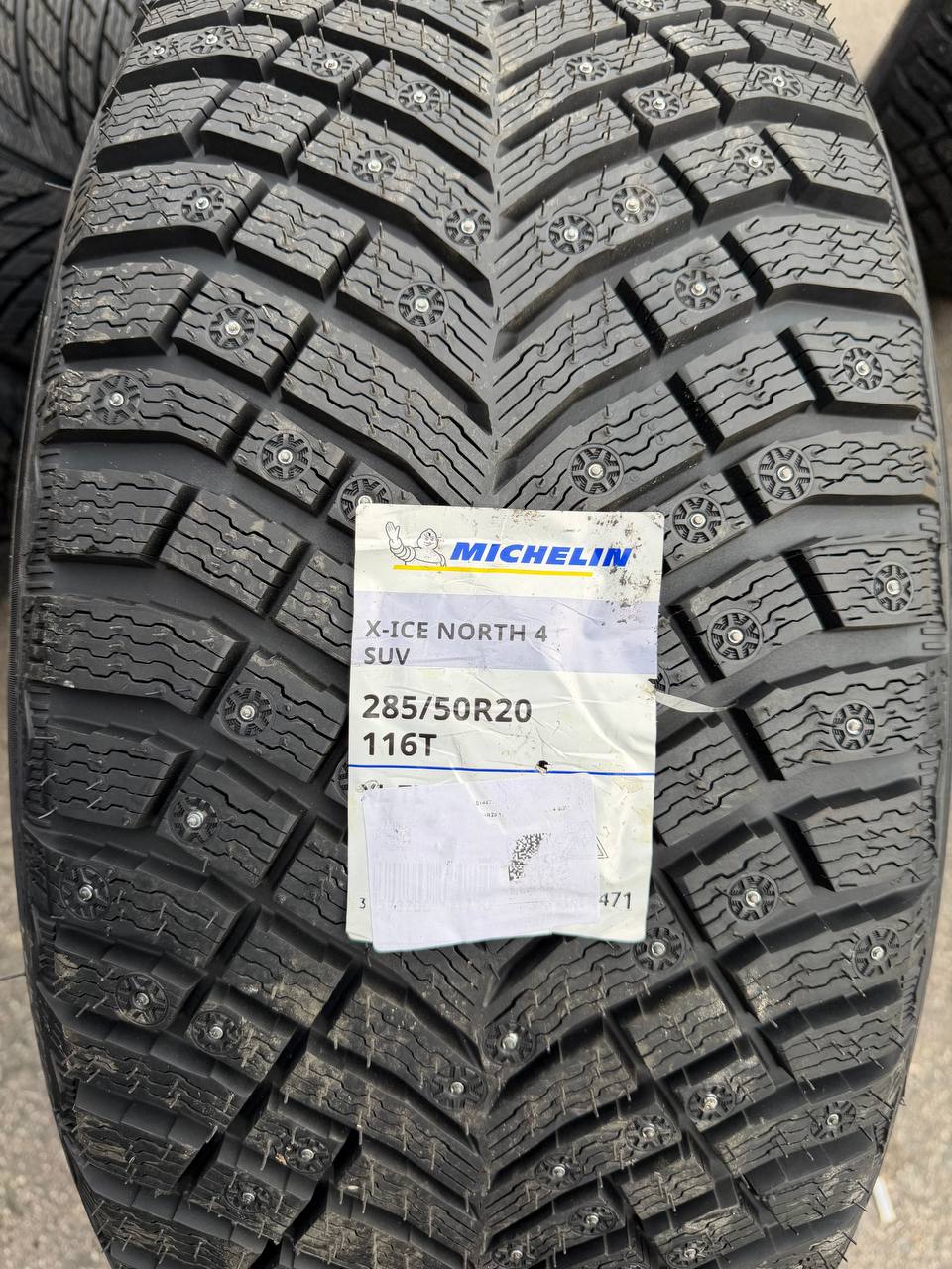 Michelin X-Ice North 4 SUV 285/50 R20 116T XL, шипы