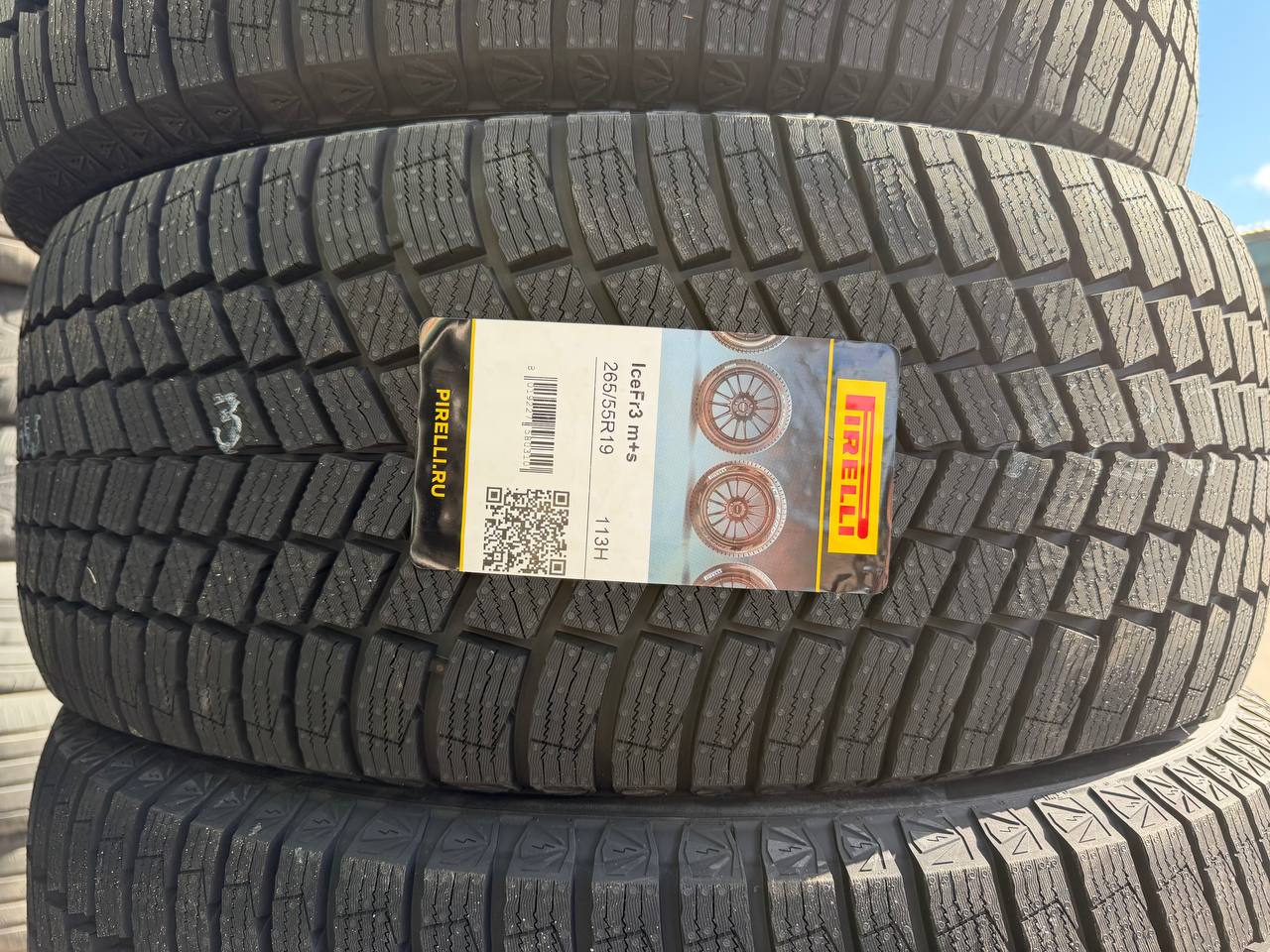 Pirelli Ice Zero FR 3 265/55 R19 113H — этикетка